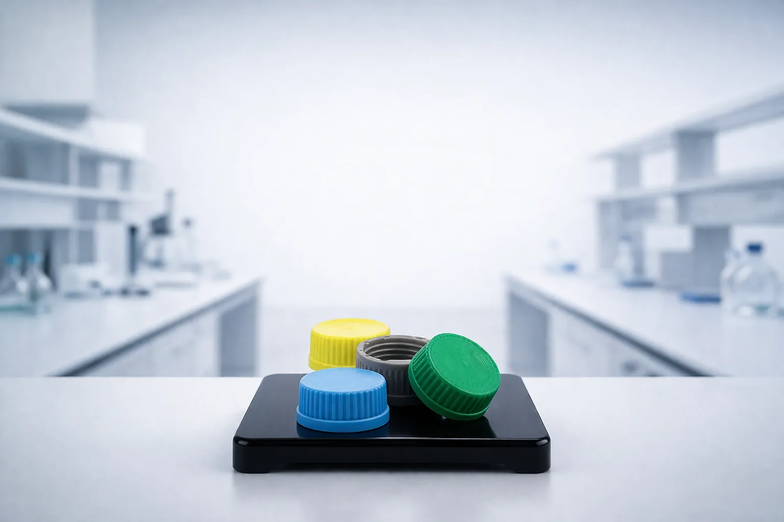 Media Screw Cap for Leak-Proof Laboratory Use